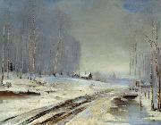 Alexei Savrasov Rasputitsa oil painting artist